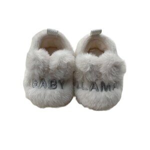 Baby Llama Plush Infant Shoes  Soft & Cozy Baby Slippers For Newborns